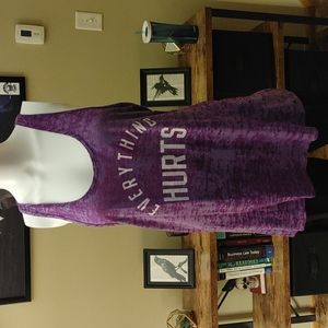 Women's EVERYTHING HURTS Racerback Tank Top